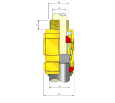 CG-E2KT電纜密封接頭